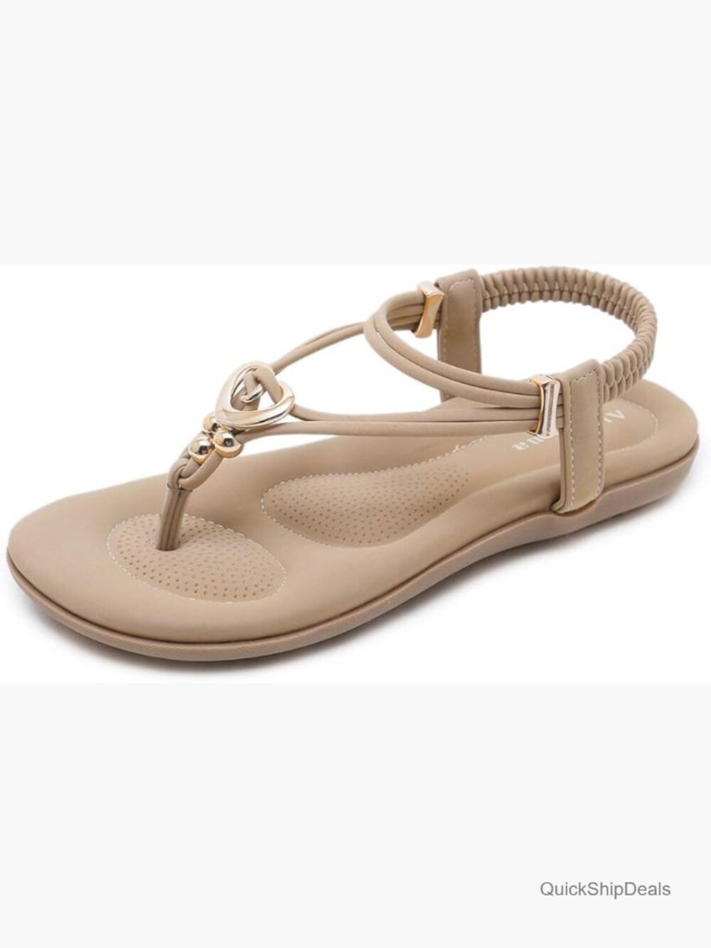 Summer Sandals Bohemian Beaded Ankle Strap Casual Flip Flops Comfortable Shoes